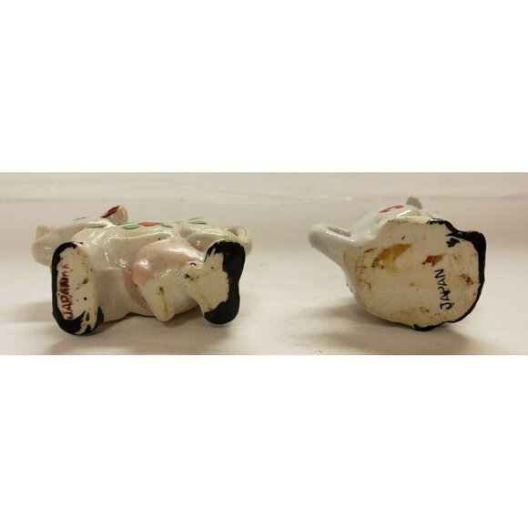 Creamers, Set of 2, Mini Cow  Made in Japan, Hand painted Vintage, (C70) - Picture 6 of 9